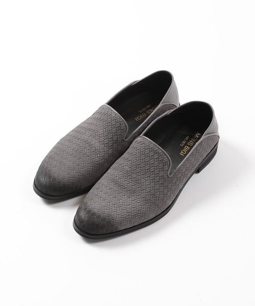 MEN'S BIGI（メンズビギ）の「型押しスウェードスリッポン（スリッポン・メンズ・ベージュ/ネイビー・01/02/03）」の11枚目の写真