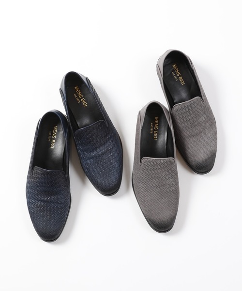 MEN'S BIGI（メンズビギ）の「型押しスウェードスリッポン（スリッポン・メンズ・ベージュ/ネイビー・01/02/03）」の19枚目の写真