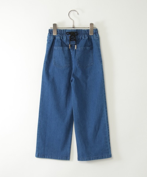 ikka（イッカ）の「バックレースアップデニムパンツ（120~160cm）（デニムパンツ・キッズ・ブルー・160/120/130/150/140）」の2枚目の写真