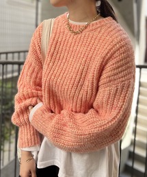 un dix cors | 片畦ショートニット(ニット/セーター)