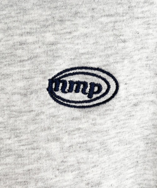 moment+(モーメントプラス)の「綿100%天竺.ワンポイント刺繍配色カラーライン入りロンT(Tシャツ/カットソー・レディース・オートミール/ピンク/オフホワイト/ベージュ/チャコールグレー・M/L)」の22枚目の写真