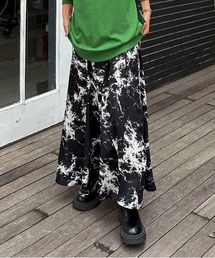 ニュアンス柄マーメイドスカート