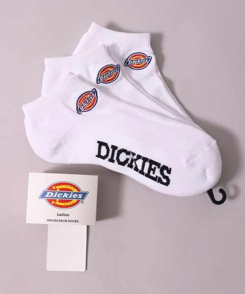 Dickies(ディッキーズ)の「(GA)【Dickies】【3足セット】ブランドロゴマーク アンクルソックス(ソックス/靴下・メンズ・ブラック/オフホワイト・23-25cm/25-27CM)」の3枚目の写真