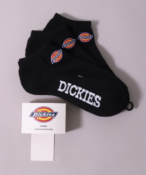Dickies(ディッキーズ)の「(GA)【Dickies】【3足セット】ブランドロゴマーク アンクルソックス(ソックス/靴下・メンズ・ブラック/オフホワイト・23-25cm/25-27CM)」の4枚目の写真