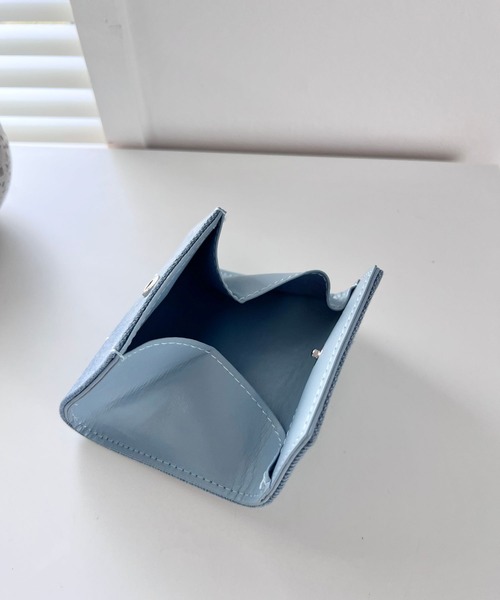 Me%（ミィパーセント）の「スタッズカスタムレターポーチ 104175（コインケース・レディース・シルバー/ブルー/ブラック・FREE）」の16枚目の写真