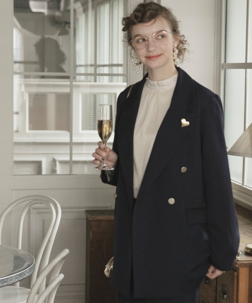 BONLECILL noir(ボンルシールノワール)の「【BONLECILL noir】ハートブローチ(ブローチ/コサージュ・レディース・シルバー/ゴールド・FREE)」の8枚目の写真