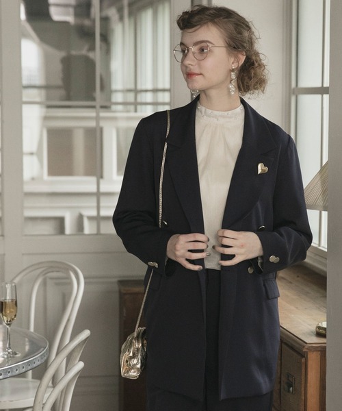 BONLECILL noir(ボンルシールノワール)の「【BONLECILL noir】ハートブローチ(ブローチ/コサージュ・レディース・シルバー/ゴールド・FREE)」の9枚目の写真