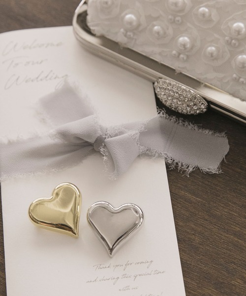 BONLECILL noir(ボンルシールノワール)の「【BONLECILL noir】ハートブローチ(ブローチ/コサージュ・レディース・シルバー/ゴールド・FREE)」の11枚目の写真