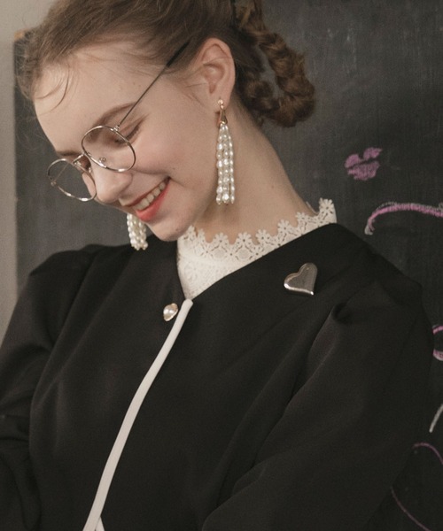 BONLECILL noir(ボンルシールノワール)の「【BONLECILL noir】ハートブローチ(ブローチ/コサージュ・レディース・シルバー/ゴールド・FREE)」の14枚目の写真