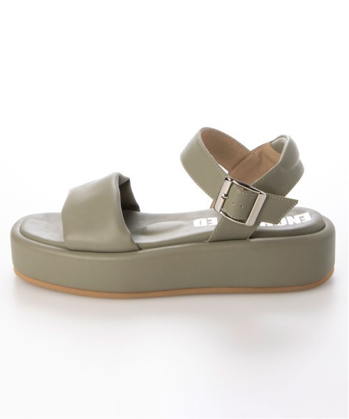 enchanted(エンチャンテッド)の「パデットプラットフォームサンダル(サンダル・レディース・ライトグリーン/レッド/ブラック/アイボリー・S/M/L/LL)」の14枚目の写真