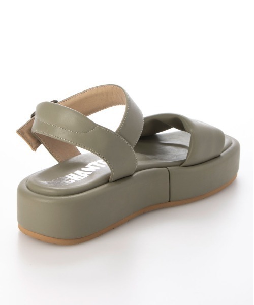 enchanted(エンチャンテッド)の「パデットプラットフォームサンダル(サンダル・レディース・ライトグリーン/レッド/ブラック/アイボリー・S/M/L/LL)」の6枚目の写真