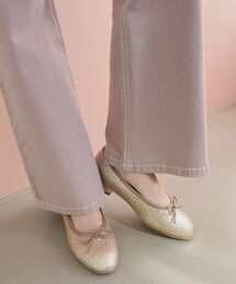 MAJESTIC LEGON | 【WEB限定アイテム】キラキララメバレエシューズ(バレエシューズ)