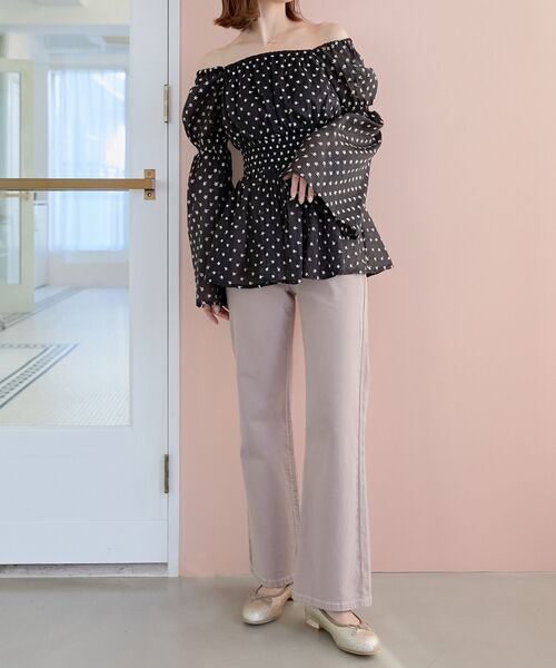 MAJESTIC LEGON（マジェスティックレゴン）の「【WEB限定アイテム】キラキララメバレエシューズ（バレエシューズ・レディース・シルバー/ブラック/ゴールド・LARGE/MEDIUM/SMALL/X-LARGE）」の5枚目の写真