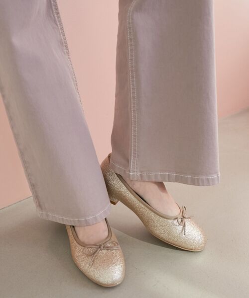 MAJESTIC LEGON（マジェスティックレゴン）の「【WEB限定アイテム】キラキララメバレエシューズ（バレエシューズ・レディース・シルバー/ブラック/ゴールド・LARGE/MEDIUM/SMALL/X-LARGE）」の6枚目の写真