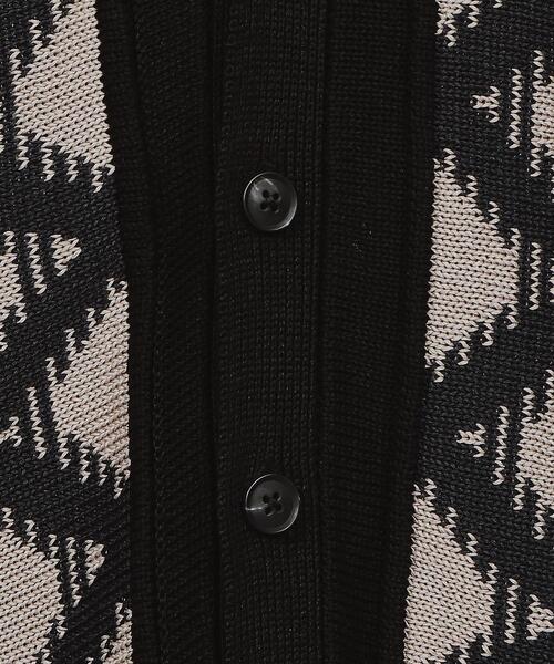 tk.TAKEO KIKUCHI(ティーケータケオキクチ)の「◆クージー柄ニットカーディガン(カーディガン/ボレロ・メンズ・ホワイト系4/ブラック系3/ブルー系3・03/02)」の10枚目の写真