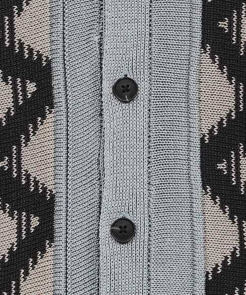 tk.TAKEO KIKUCHI(ティーケータケオキクチ)の「◆クージー柄ニットカーディガン(カーディガン/ボレロ・メンズ・ホワイト系4/ブラック系3/ブルー系3・03/02)」の12枚目の写真