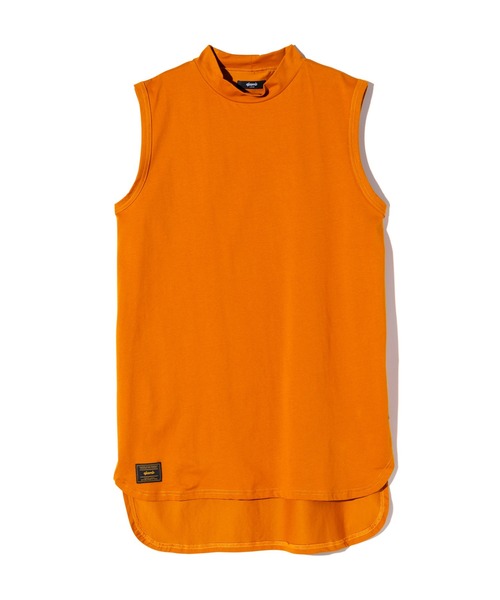 glamb（グラム）の「Hi Neck Tank Top / ハイネックタンクトップ（タンクトップ・メンズ・チャコール/オレンジ/ホワイト/ブラック・S/M/L）」の4枚目の写真