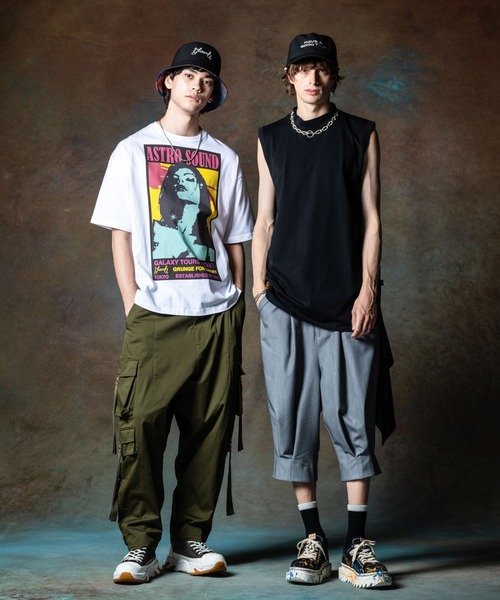 glamb（グラム）の「Hi Neck Tank Top / ハイネックタンクトップ（タンクトップ・メンズ・チャコール/オレンジ/ホワイト/ブラック・S/M/L）」の8枚目の写真