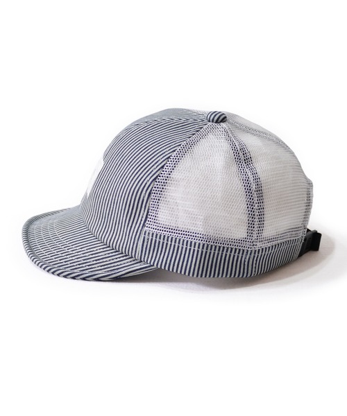 CELEB デニム メッシュ アンパイア キャップ /ツバ短（キャップ