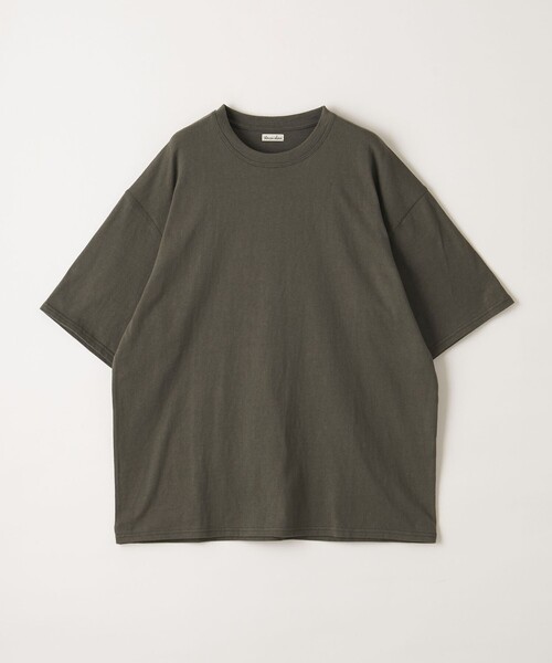 Steven Alan(スティーブンアラン)の「<Steven Alan> コットン/レーヨン 88/12 クルーネック Tシャツ -LOOSE(Tシャツ/カットソー・メンズ・グレー/オリーブ/ダークグレー・S/M/L/XL)」の3枚目の写真