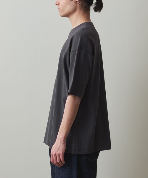 Steven Alan(スティーブンアラン)の「<Steven Alan> コットン/レーヨン 88/12 クルーネック Tシャツ -LOOSE(Tシャツ/カットソー・メンズ・グレー/オリーブ/ダークグレー・S/M/L/XL)」の11枚目の写真