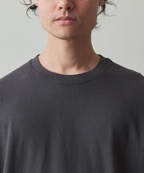 Steven Alan(スティーブンアラン)の「<Steven Alan> コットン/レーヨン 88/12 クルーネック Tシャツ -LOOSE(Tシャツ/カットソー・メンズ・グレー/オリーブ/ダークグレー・S/M/L/XL)」の13枚目の写真