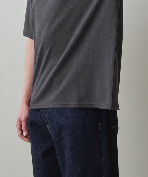 Steven Alan(スティーブンアラン)の「<Steven Alan> コットン/レーヨン 88/12 クルーネック Tシャツ -LOOSE(Tシャツ/カットソー・メンズ・グレー/オリーブ/ダークグレー・S/M/L/XL)」の15枚目の写真