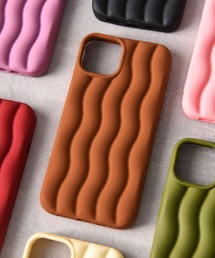 CALIFORNIA OUTFITTERS（カリフォルニア アウトフィッターズ）の「3-1E6 スマホケース  ウェーブデザイン 波型  iPhone 13 13pro 14 14pro 15 15pro 対応（スマホケース/カバー）」