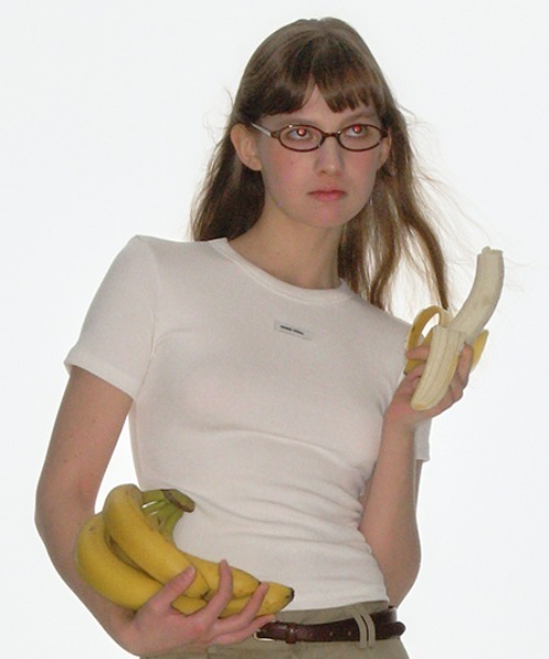 CRANK（クランク）の「A'GEM/9 × .kom 『CRANK/クランク』 CREW NECK BASIC TOP/ベーシッククルーネックTシャツ（Tシャツ/カットソー・レディース・ブラック/ホワイト/グレー/グリーン・FREE）」の6枚目の写真