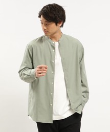 GLOBAL WORK Smile Seed Store | バンドカラーシャツ長袖/976942(シャツ/ブラウス)