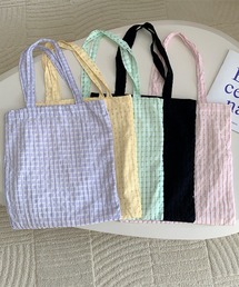 HALEY PESCA | HALEY PESCA/【A4収納可】パステルカラー チェックトートバッグ(トートバッグ)