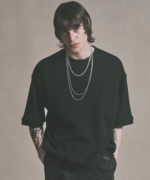 WAFFLE SHORT SLEEVE SWEAT / ワッフル 半袖 スウェット カットソー Tシャツ