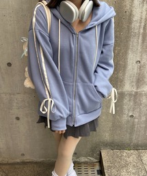 RiLi | リボンスウェットパーカー【RL】(スウェット)