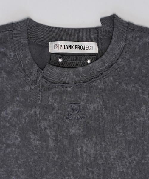 PRANK PROJECT(プランクプロジェクト)の「ブリーチショートTEE / Bleached Short Tee(Tシャツ/カットソー・レディース・オフホワイト/カーキ/チャコールグレー・FREE)」の4枚目の写真