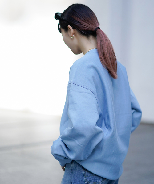 JOINT WORKS(ジョイントワークス)の「【CARHARTT WIP / カーハート ダブリューアイピー】 AMERICAN SCRIPT SWEATSHIRT(スウェット・メンズ・ブラック/グレー/サックスブルー/ブラウン・LARGE/MEDIUM)」の9枚目の写真