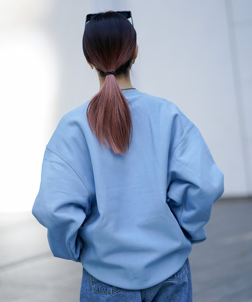 JOINT WORKS(ジョイントワークス)の「【CARHARTT WIP / カーハート ダブリューアイピー】 AMERICAN SCRIPT SWEATSHIRT(スウェット・メンズ・ブラック/グレー/サックスブルー/ブラウン・LARGE/MEDIUM)」の10枚目の写真