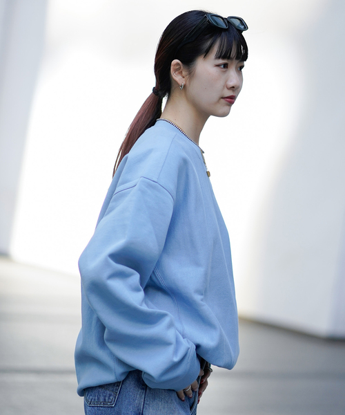 JOINT WORKS(ジョイントワークス)の「【CARHARTT WIP / カーハート ダブリューアイピー】 AMERICAN SCRIPT SWEATSHIRT(スウェット・メンズ・ブラック/グレー/サックスブルー/ブラウン・LARGE/MEDIUM)」の11枚目の写真