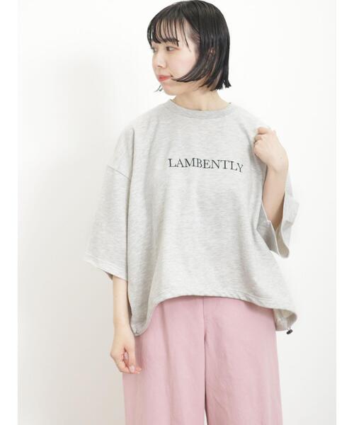 Samansa Mos2（サマンサ モスモス）の「【抗菌防臭】毎日着たい!お気に入りの刺繍T（Tシャツ/カットソー・レディース・グリーン/オフホワイト/グレー/ブルー・F）」の19枚目の写真