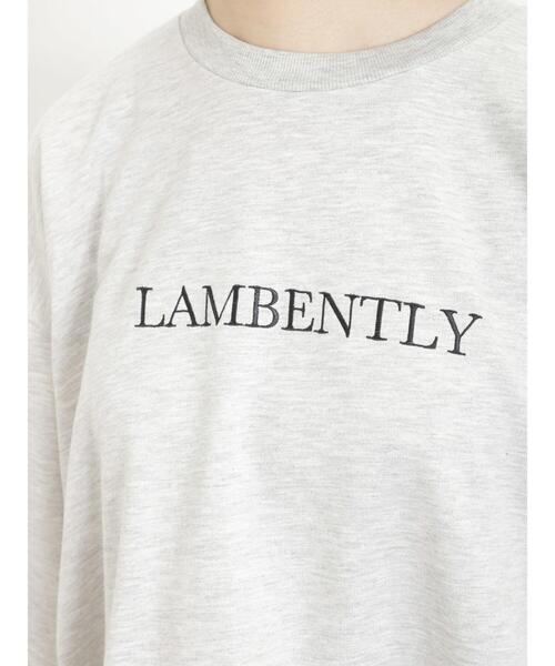 Samansa Mos2（サマンサ モスモス）の「【抗菌防臭】毎日着たい!お気に入りの刺繍T（Tシャツ/カットソー・レディース・グリーン/オフホワイト/グレー/ブルー・F）」の9枚目の写真