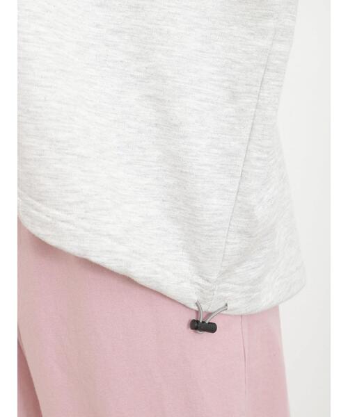 Samansa Mos2（サマンサ モスモス）の「【抗菌防臭】毎日着たい!お気に入りの刺繍T（Tシャツ/カットソー・レディース・グリーン/オフホワイト/グレー/ブルー・F）」の6枚目の写真