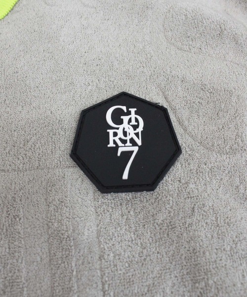 【セール】ゴルフウェア ロゴ型押しパイル生地 半袖 ポロシャツ ハーフジップトップス メンズ（ゴルフグッズ）｜GIORNO SEVEN（ジョルノセブン）