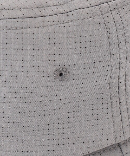 J.PRESS YORK STREET（ジェイプレスヨークストリート）の「【UNISEX】ロゴ刺繍バケットハット（ハット・メンズ・グレー系/ネイビー系/ベージュ系/ダルブルー系/ブラック系・F）」の9枚目の写真
