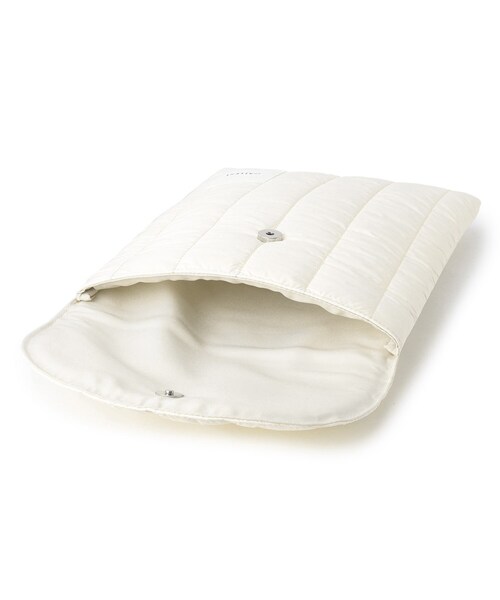 GALLEST（ギャレスト）の「◆キルトマルチクラッチ（クラッチバッグ・レディース・オフホワイト/ブラック/オレンジ・00）」の5枚目の写真