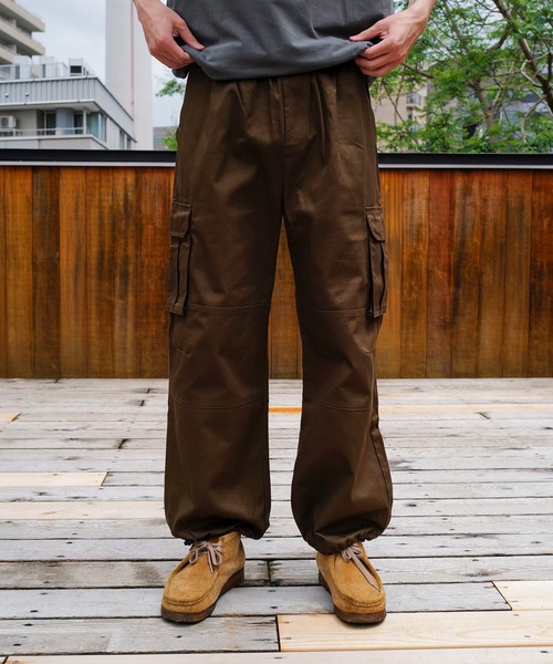 roial（ロイアル）の「WOVEN/ROIAL(ロイアル）ワイドルーズストレートスタンダードカーゴパンツ（カーゴパンツ・メンズ・チャコールグレー/カーキ/オフホワイト・LARGE/MEDIUM/X-LARGE）」の13枚目の写真
