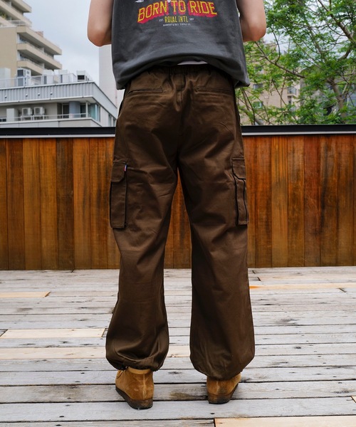 roial（ロイアル）の「WOVEN/ROIAL(ロイアル）ワイドルーズストレートスタンダードカーゴパンツ（カーゴパンツ・メンズ・チャコールグレー/カーキ/オフホワイト・LARGE/MEDIUM/X-LARGE）」の15枚目の写真