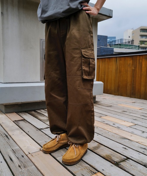 roial（ロイアル）の「WOVEN/ROIAL(ロイアル）ワイドルーズストレートスタンダードカーゴパンツ（カーゴパンツ・メンズ・チャコールグレー/カーキ/オフホワイト・LARGE/MEDIUM/X-LARGE）」の16枚目の写真