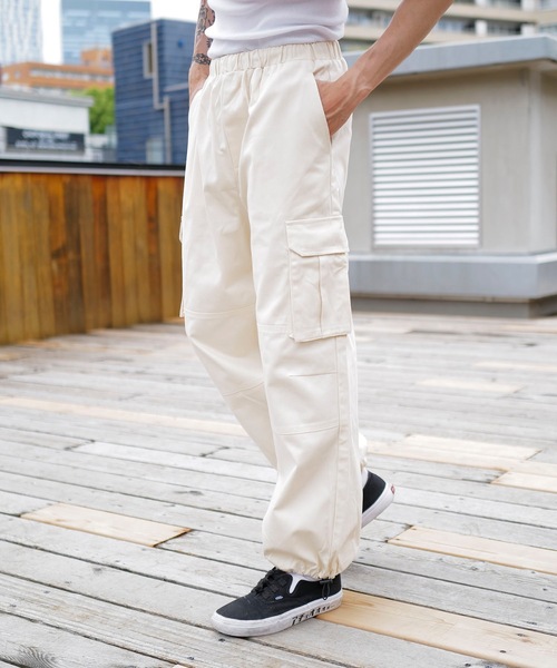roial（ロイアル）の「WOVEN/ROIAL(ロイアル）ワイドルーズストレートスタンダードカーゴパンツ（カーゴパンツ・メンズ・チャコールグレー/カーキ/オフホワイト・LARGE/MEDIUM/X-LARGE）」の9枚目の写真