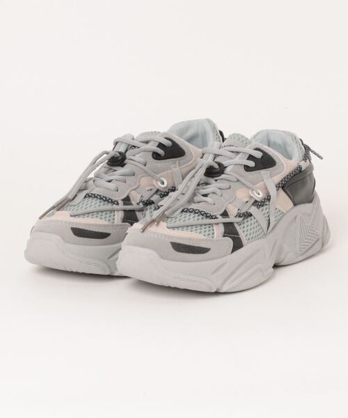 BENDER TOKYO（ベンダートウキョウ）の「コリアン アグリシューズ 厚底 ダッドスニーカー（スニーカー・メンズ・グレー/ブラック/ホワイト・25/26/27）」の7枚目の写真