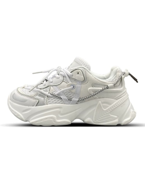 BENDER TOKYO（ベンダートウキョウ）の「コリアン アグリシューズ 厚底 ダッドスニーカー（スニーカー・メンズ・グレー/ブラック/ホワイト・25/26/27）」の9枚目の写真