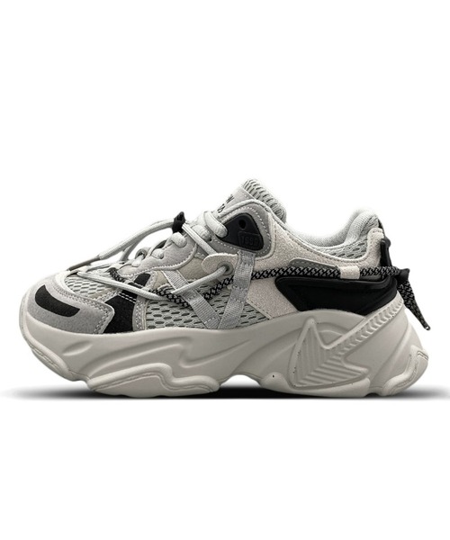 BENDER TOKYO（ベンダートウキョウ）の「コリアン アグリシューズ 厚底 ダッドスニーカー（スニーカー・メンズ・グレー/ブラック/ホワイト・25/26/27）」の11枚目の写真